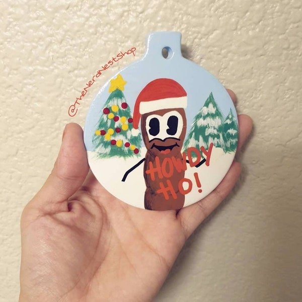 Mr Hankey ornament || Hanging tree decoration Christmas poo Park anime show character howdy ho holiday funny meme humor tradition gag gift