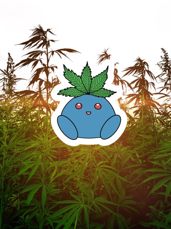 Stoner Hemp Sticker || Cartoon Anime Grass Mary Jane Weed Pot Popculture  Merch Waterproof Laminate Adhesive Water Bottle Laptop Planner Diy - Etsy