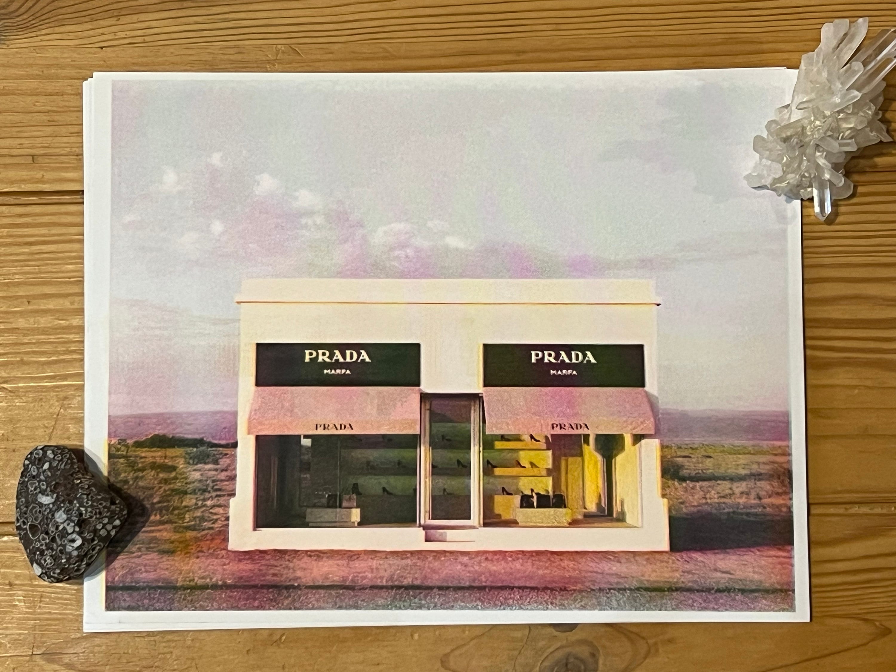 PRADA MARFA サイン アート　アートパネル Prada Marfa Sign Wall Art
