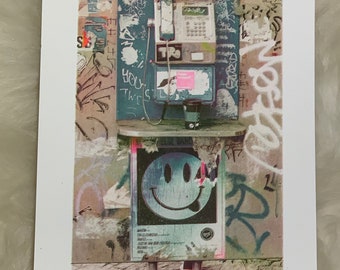 Collect Call Risograph Poster