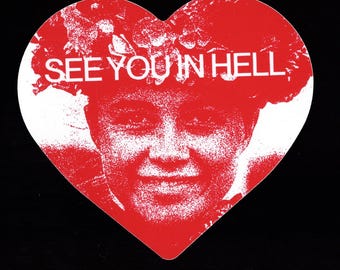 Midsommar See You In Hell Dani Heart Vinyl Sticker