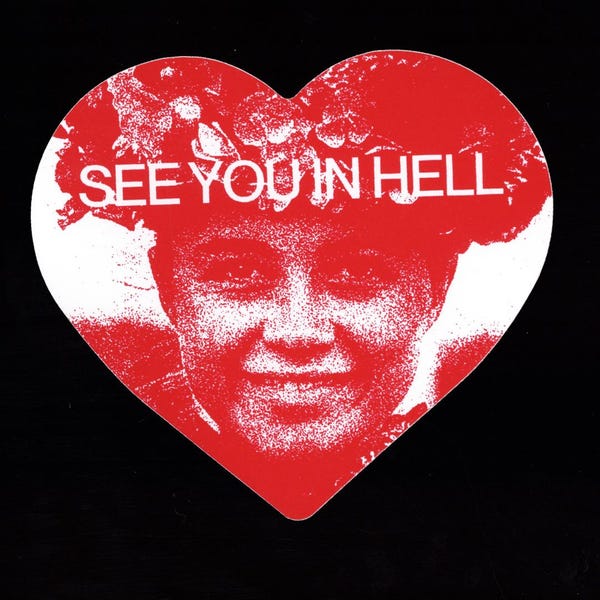 Midsommar See You In Hell Dani Heart Vinyl Sticker