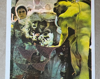 Dancing to the Grave - Collage Risograph Print Poster