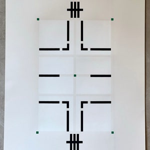 Taos II Geometric Screen Print
