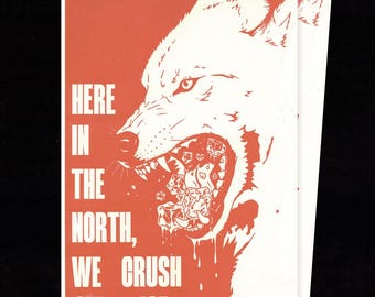 Crush Ice Risograph Printed Poster *FUNDRAISER*