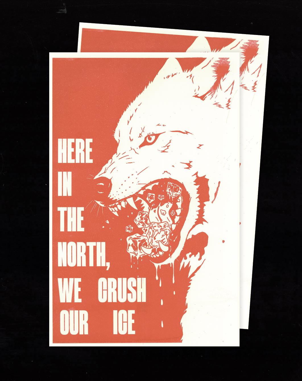 Crush Ice Risograph Printed Poster *FUNDRAISER* - Etsy