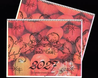 2027 Cosmic Fruits & Vegetables Risograph Calendar