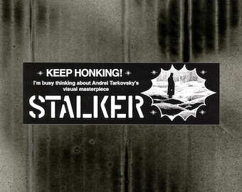 Naklejka na zderzak „Stalker” Andrieja Tarkowskiego