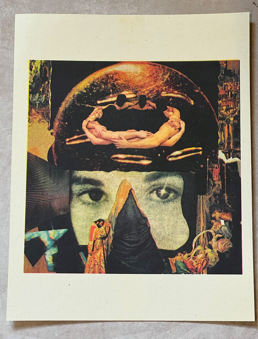 The Oracle - Collage Risograph Print Poster - Etsy