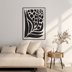 Flor de Izote Abstract Floral Botanische Prints Minimalistische Moderne Muurkunst Latino Art Salvadoraanse Decor Digitale Download Print Ready Design 2