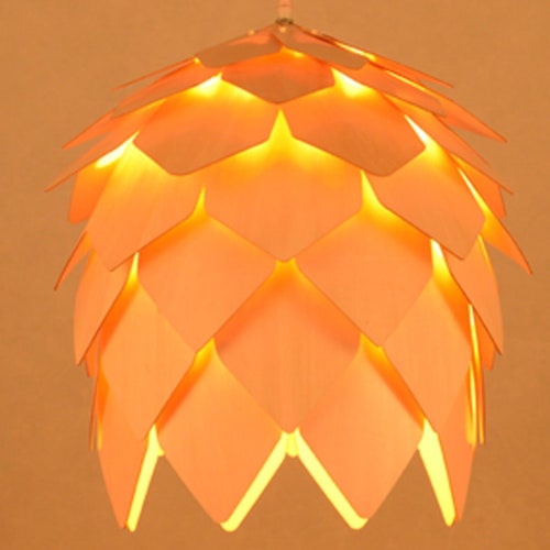 Pineal wooden sheet combined pendant lights,Natural wooden color,4 kinds shops of colors cord,110-240 V/50-60 Hz,Free shipping worldwide