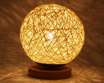 Beige  modern minimalist children bedroom bedside lamp , 110-240 V/50-60 Hz, Free Shipping Worldwide