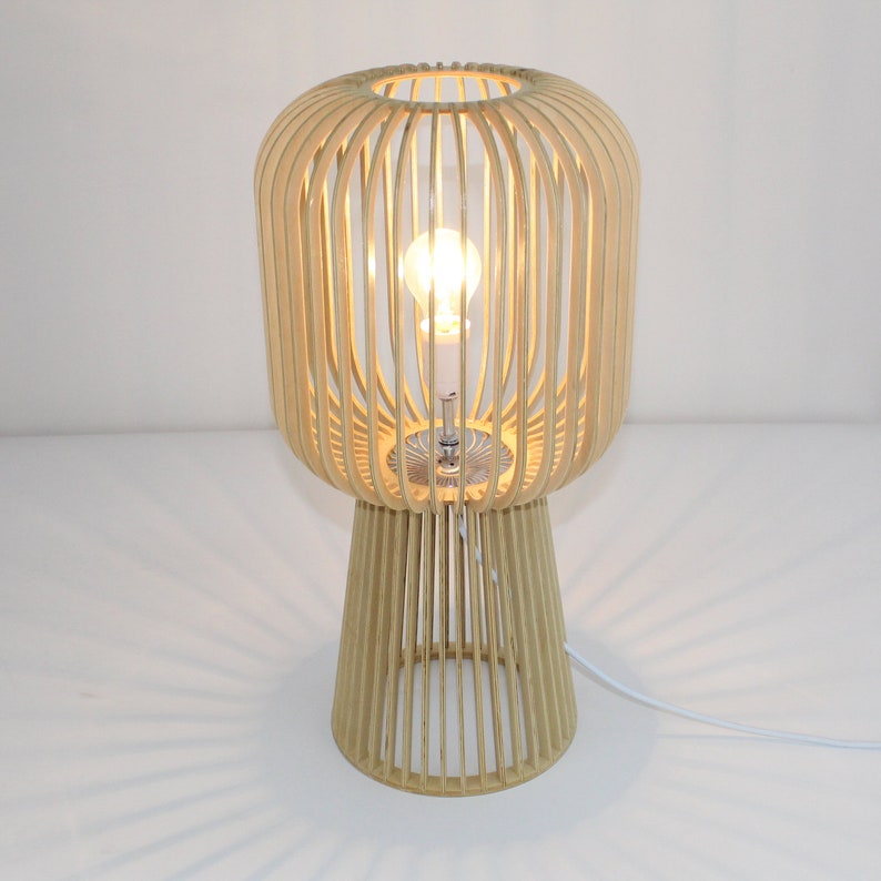 Creative warm art decoration simple modern individual wooden table lamp,Free Shipping worldwide,110-240 V50-60 Hz,Natural\u00a0wooden\u00a0color.