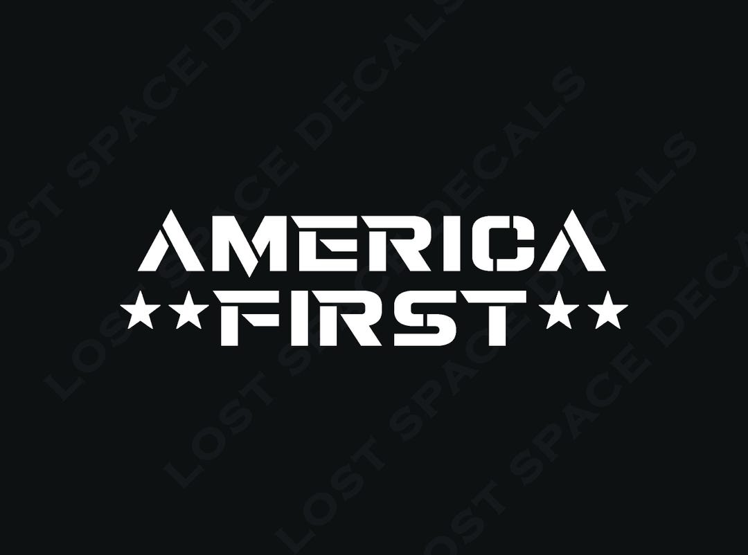 America First Decal Sticker - Etsy