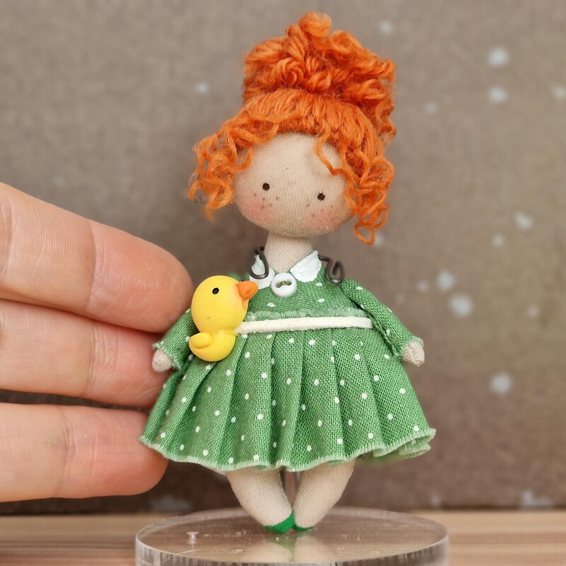 Mini Rag Doll MoppetDolls - Etsy