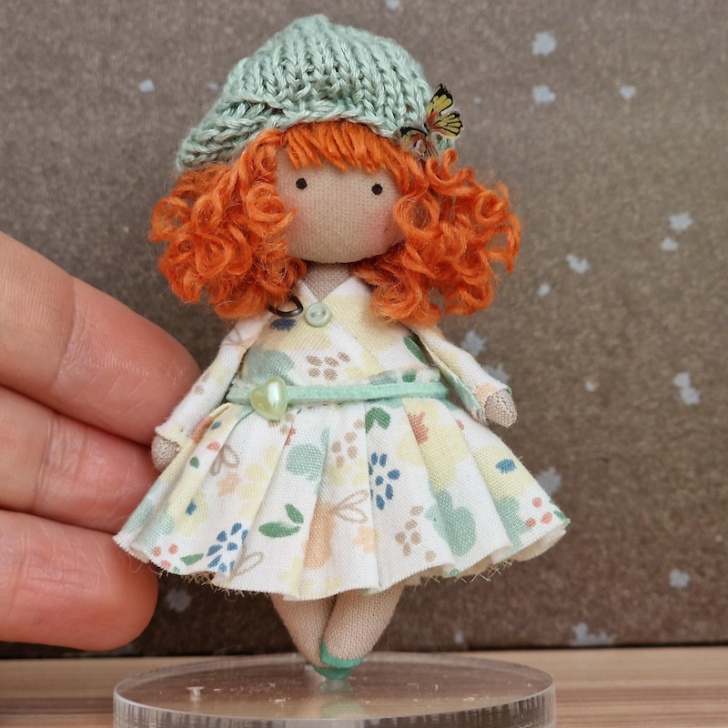 Mini Rag Doll MoppetDolls - Etsy