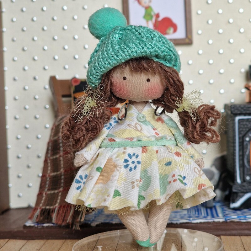 Mini Rag Doll MoppetDolls - Etsy