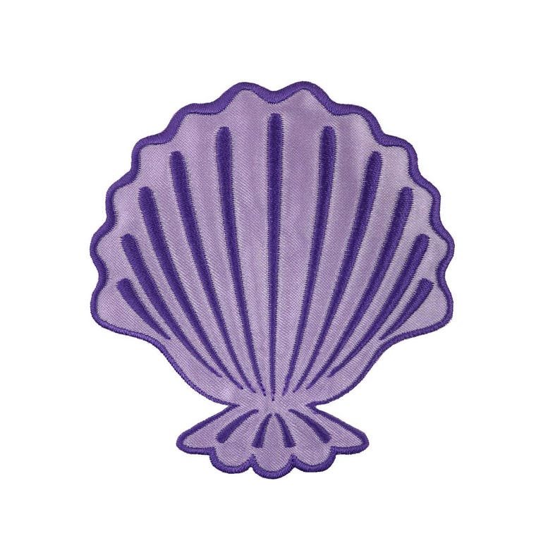 Ariel Seashell Iron On Patch Official Disney Iron On Etsy