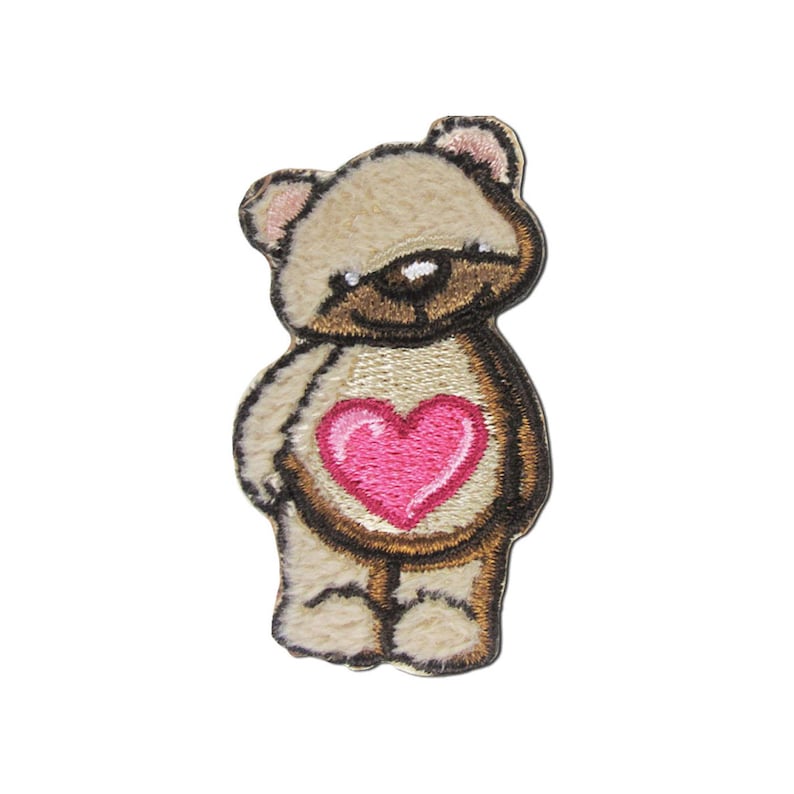 teddy bear iron on patch