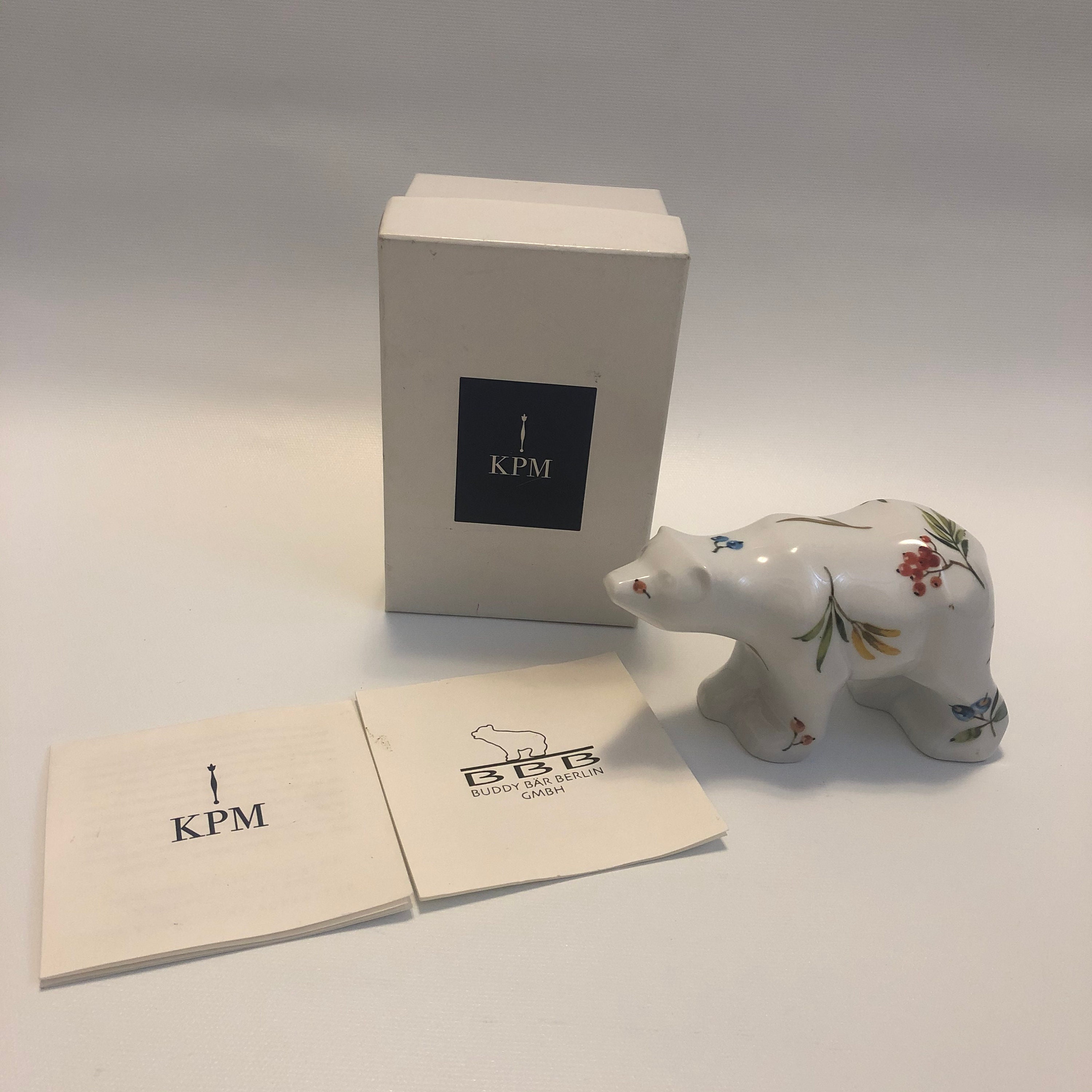 Kpm Porcelain Bear - Etsy