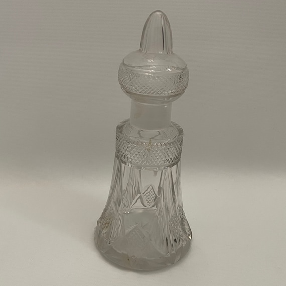 Antique Crystal Perfume Burner / Lamp.