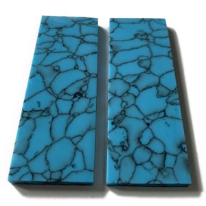 95x35x5mm Reconstitute Turquoise Recon Stone Loose Gemstone Inlay Material Scale Blank Sheet