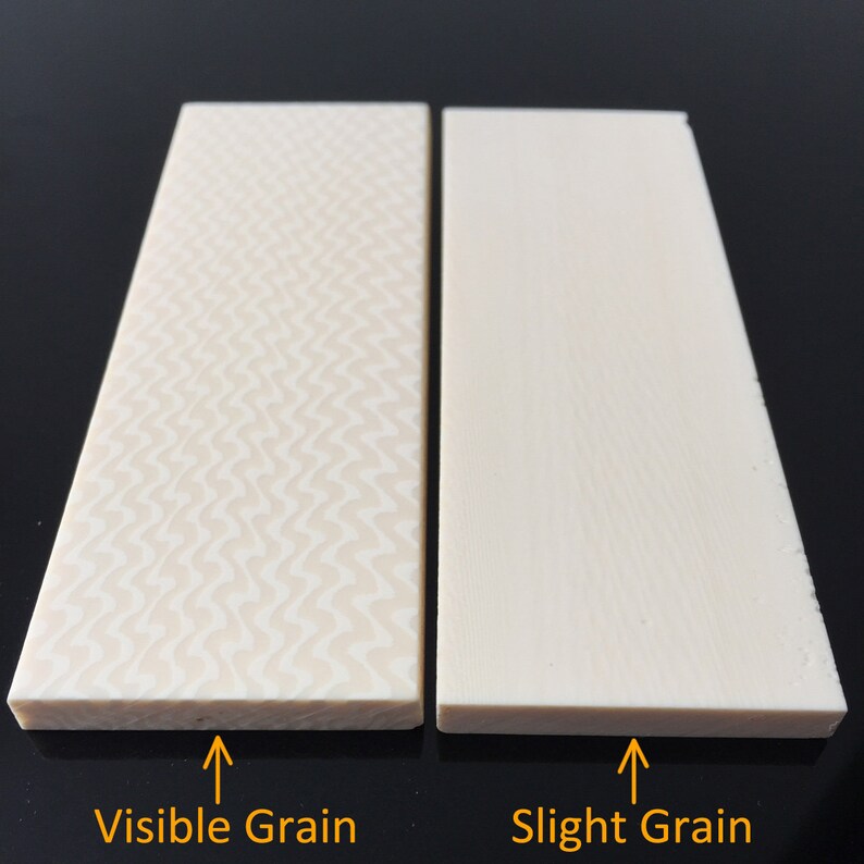 Alternative Ivory Substitute Knife Handle Blank Scale Etsy