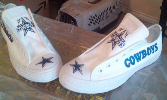 Items similar to Dallas Cowboys Custom Converse Tennis Items similar to Dallas Cowboys Custom Converse Tennis
