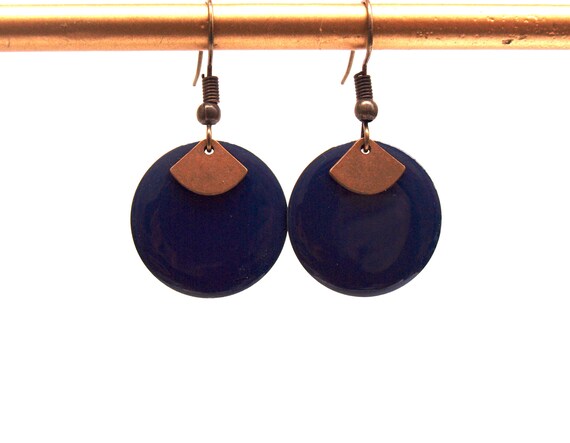 boucles d'oreille bleu nuit boucles d'oreille bleu nuit