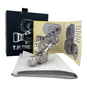 Handmade Souvenir Motion Picture Film Camera, A perfect gift for filmmakers, camera lovers, and cinephiles.