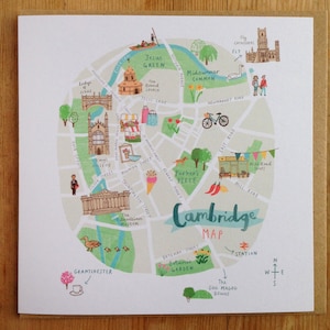 Map of Cambridge Card