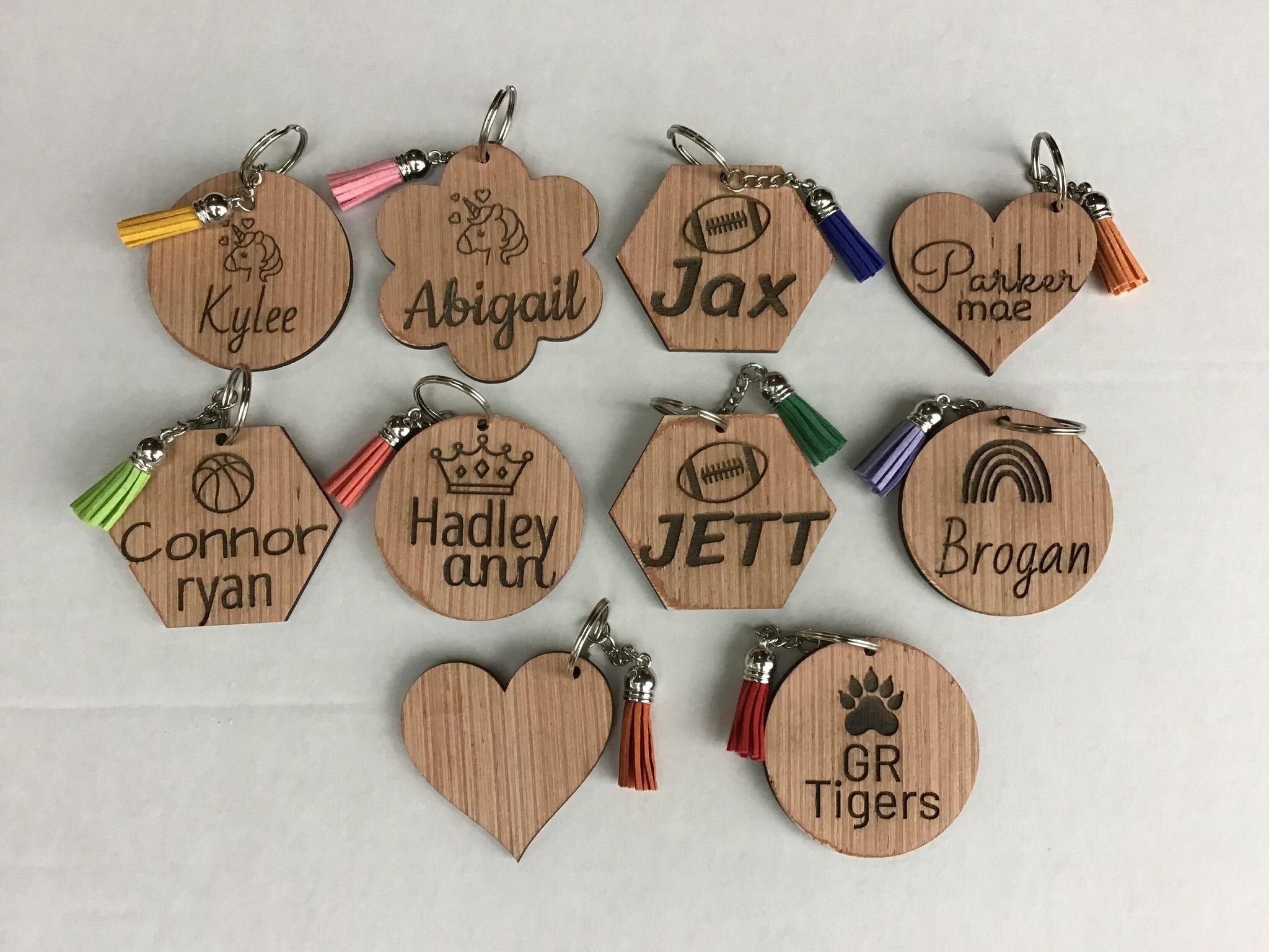 Backpack Name Tag Backpack Name Backpack Name Keychain Etsy