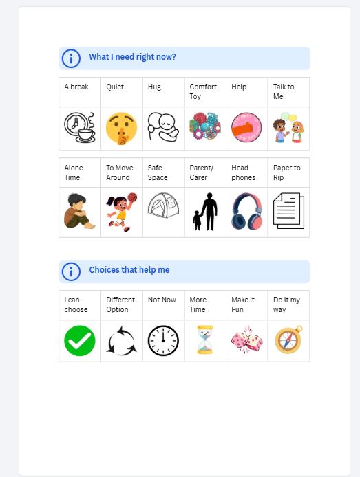 Communication Board for Kids Printable | Autism & Speech Delay Visual ...