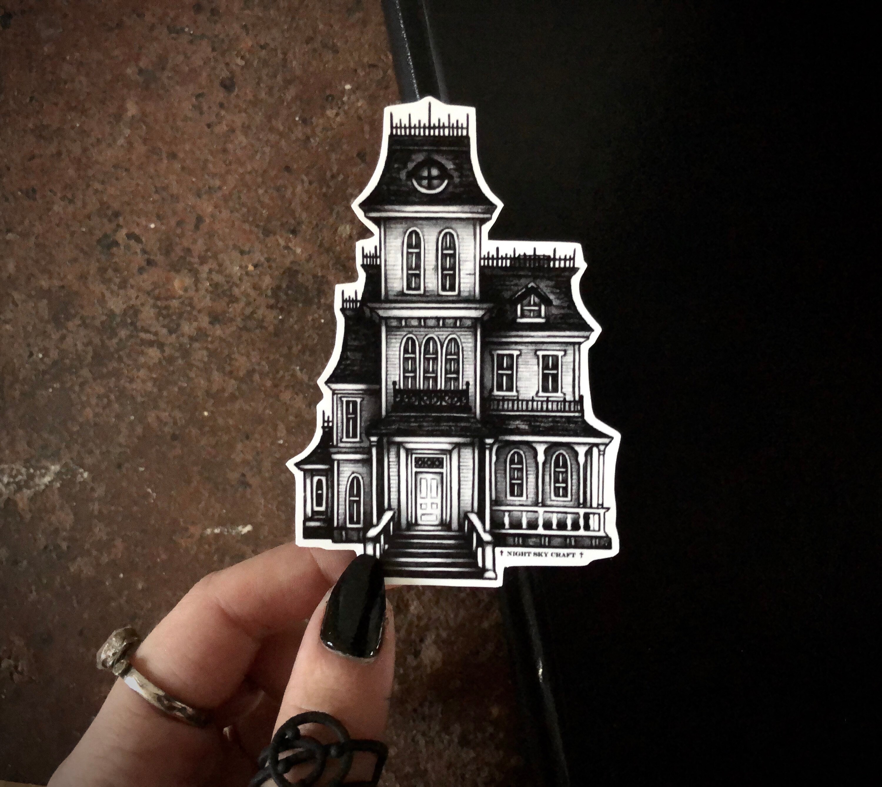 Victorian House Sticker Vinyl Stickers Architecture Sticker Etsy UK