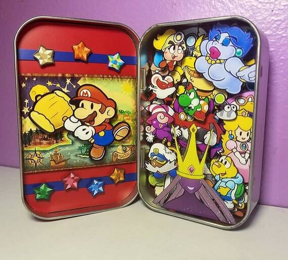 Paper Mario The Thousand Year Door Altoid Box Etsy