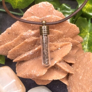 Danish Bog Oak Tube Pendant/Talisman - 5,000 Year Old Wood
