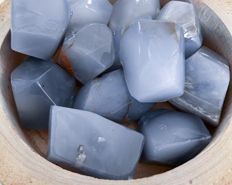 Blue chalcedony freeform
