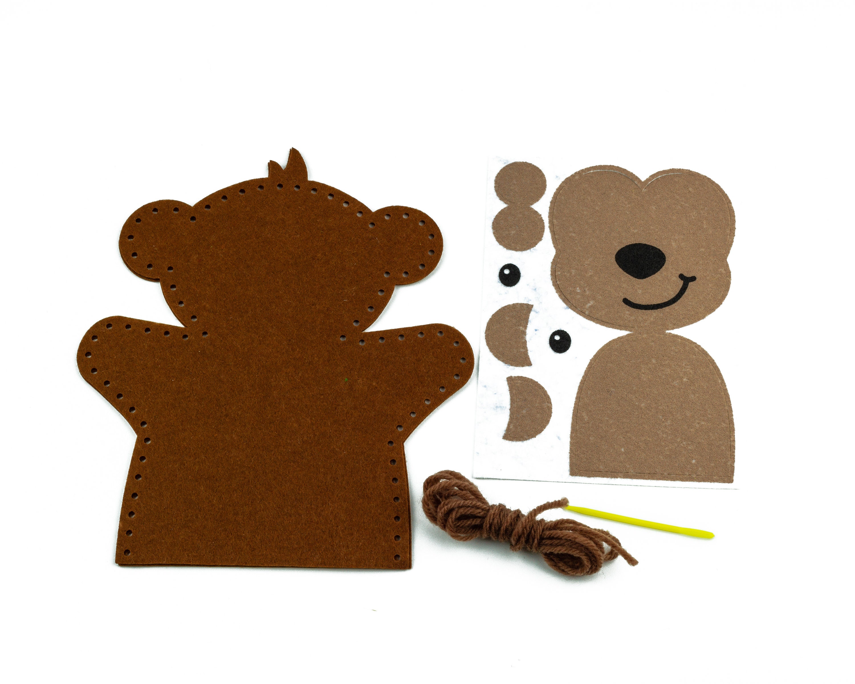 Jungle Animal Hand Puppet Sewing Kit Childs Sewing Gift Kids Etsy