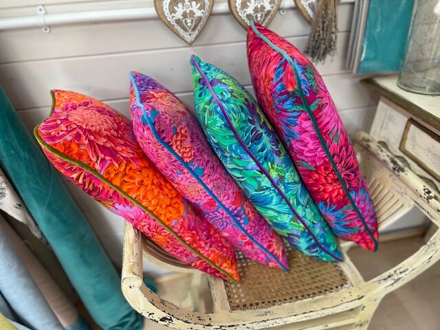 Floral Kaffe Fassett Cushions Etsy Canada