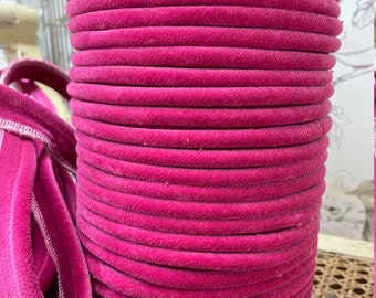 Velvet Piping professionally made pink cotton