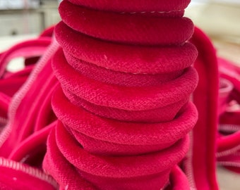 Velvet Piping cotton , “Christmas Red “The best quality by Blendworth Interiors New manor park fabric