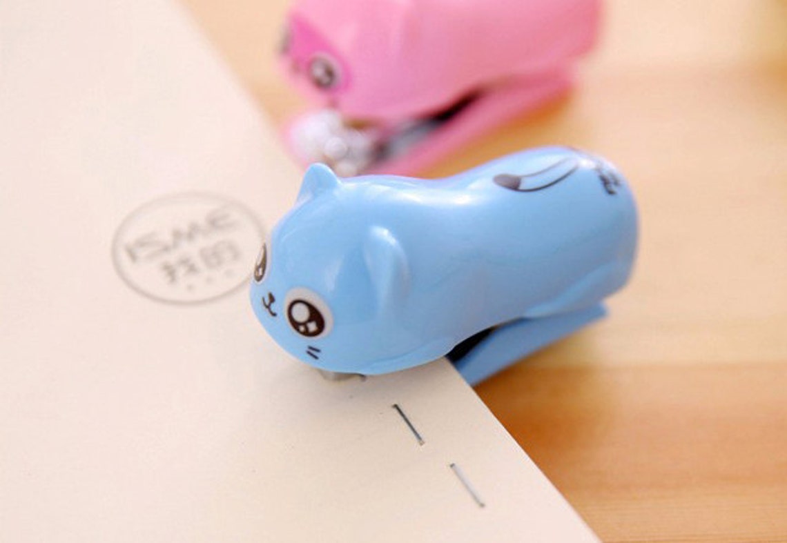 Mini office stapler Kids Stapler Stationery Stapler Set Etsy