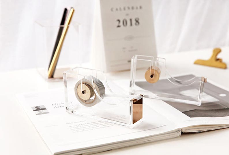 Masking Tape Cutter Gold Washi Tape Dispenser Washi Tape Cutter