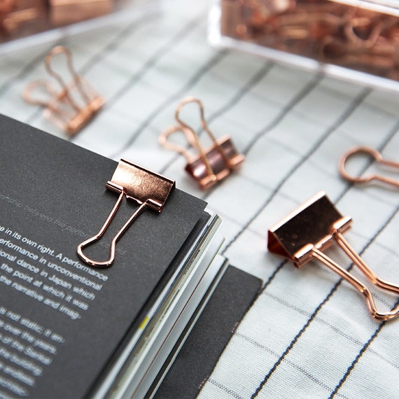 binder clips copper