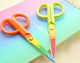 Craft Scissors, Scrapbooking Supplies Tools, DIY supplies, Shop Supplies, Rainbow, Colorful Scissors