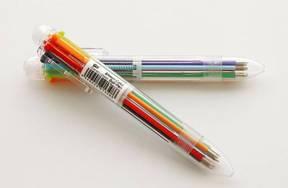 colored ballpoint pens