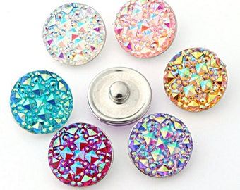 Pack of 10  18mm Snap Buttons Charms for Ginger Snaps Charms Bracelet Jewelry