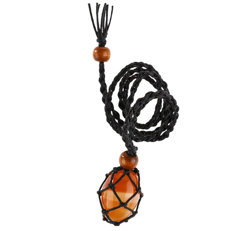 Necklace Cord Empty Stone Holder Necklace Cord for Crystal Etsy