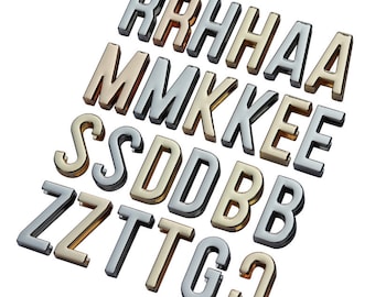 26pcs A-Z S/M/L Gold/Silver Color Slide Alphabet Letters for Slide Wristbands/Bracelets,Jewelry Charms.Cloth/Bag/Shoe Accessory