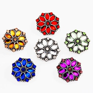 Free Shipping 5pcs 18mm Rhinestones Snaps interchangeable snaps fornecklaces, rings,Jewerly & bracelet